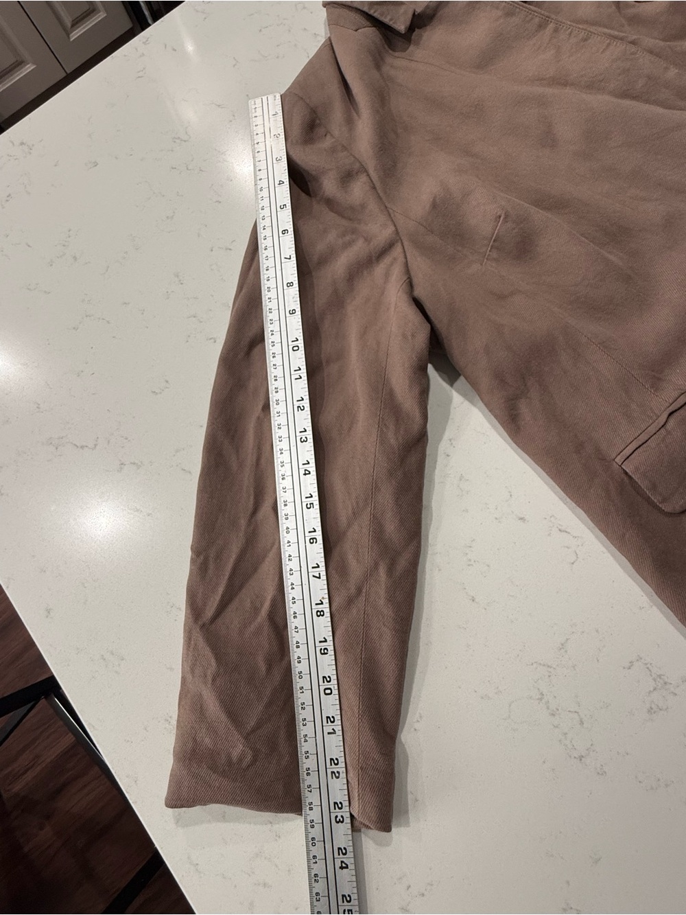 Madewell Women's Lightweight Brown Blazer Jacket. - Picture 5 of 8